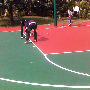 硅PU篮球场