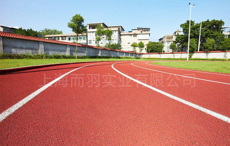 全塑型塑胶跑道